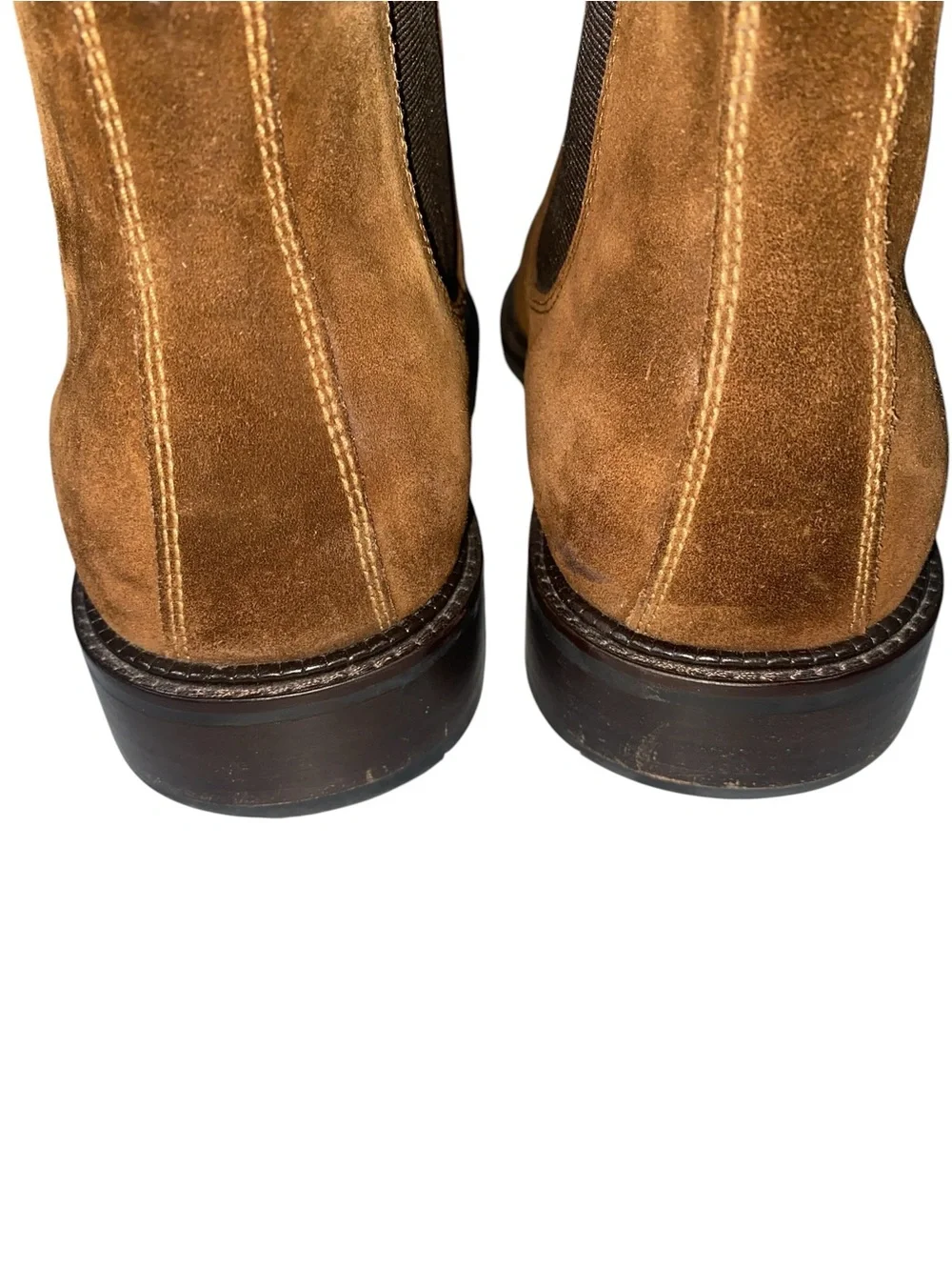 Johnston and Murphy Brown Suede Chelsea Boots Size 9.5 Chukka